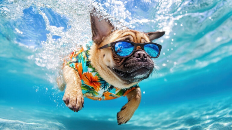 Aquapaws Greetings Cards