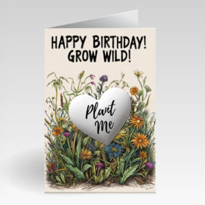 SillySeed Happy Birthday Grow Wild Card