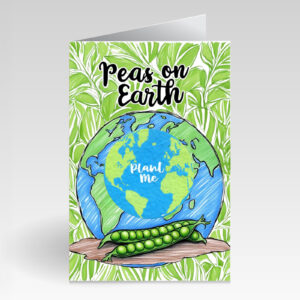 SillySeed Peas on Earth Card