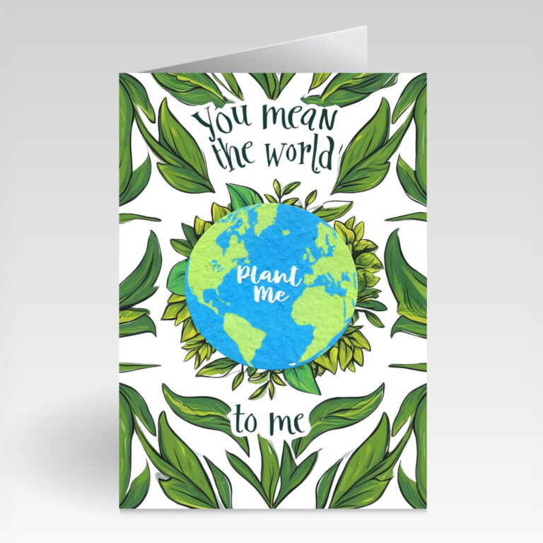 SillySeed You Mean The World to Me Card