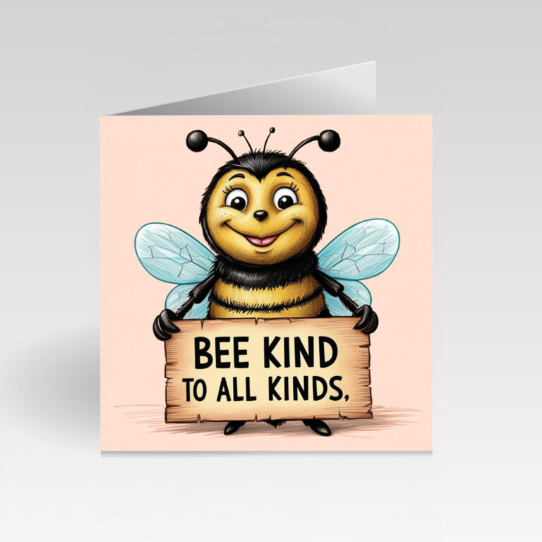 CardBud Bee Kind To All Kinds Card