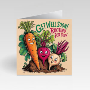 CardBud Get Well Soon! Rooting For You! Card