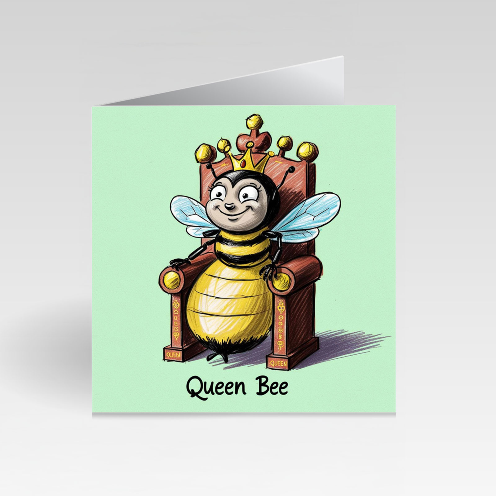 CardBud Queen Bee Card