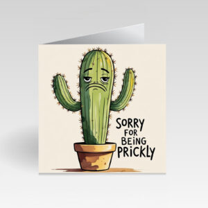 CardBud Sorry For Being Prickly Card
