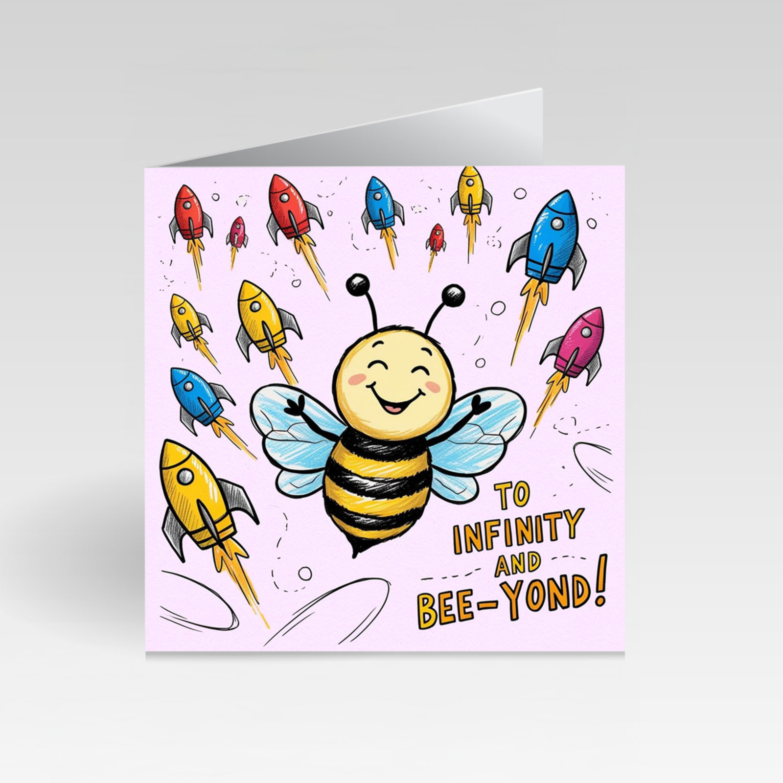 CardBud To Infinity Bee-Yond! Card