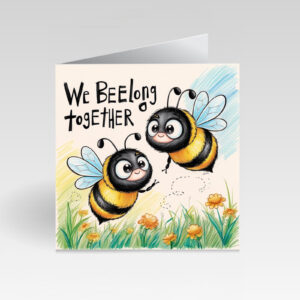CardBud We Beelong Together Card