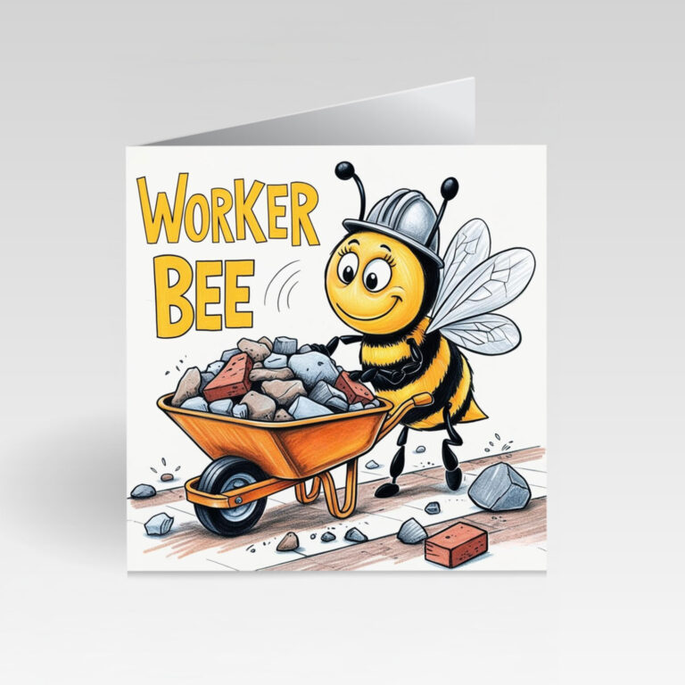 CardBud Worker Bee Card