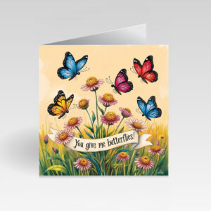 CardBud You give me butterflies! Card